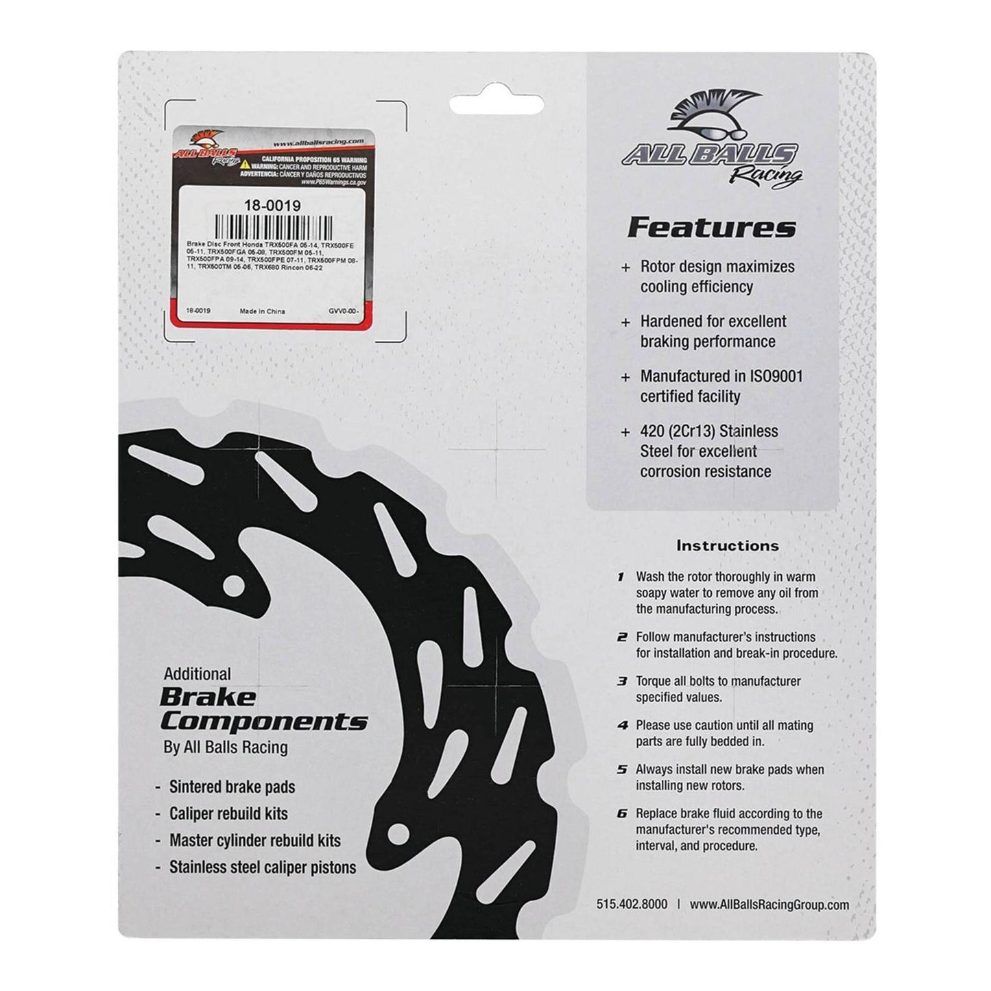 Brake Disc 18-0019
