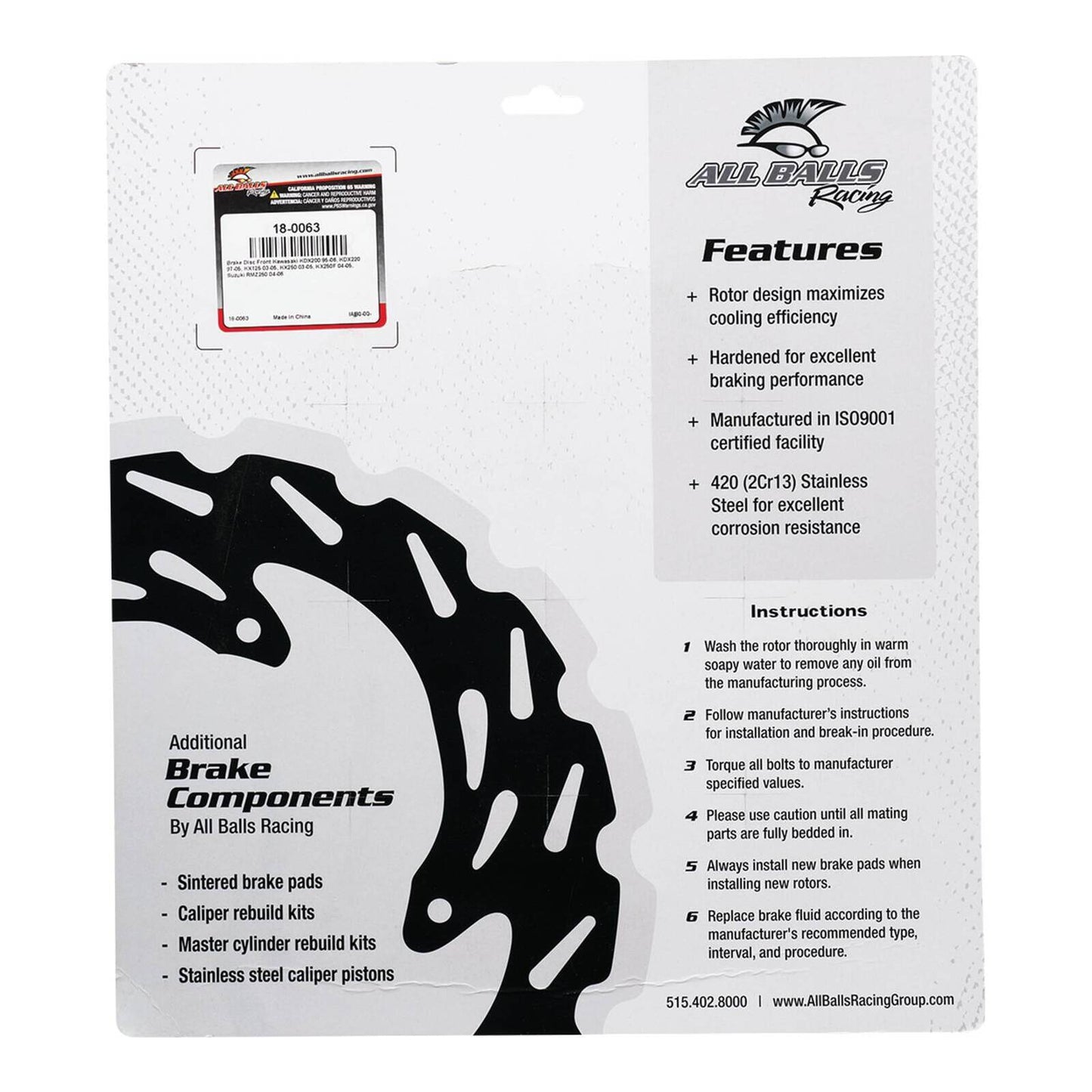 Brake Disc 18-0063