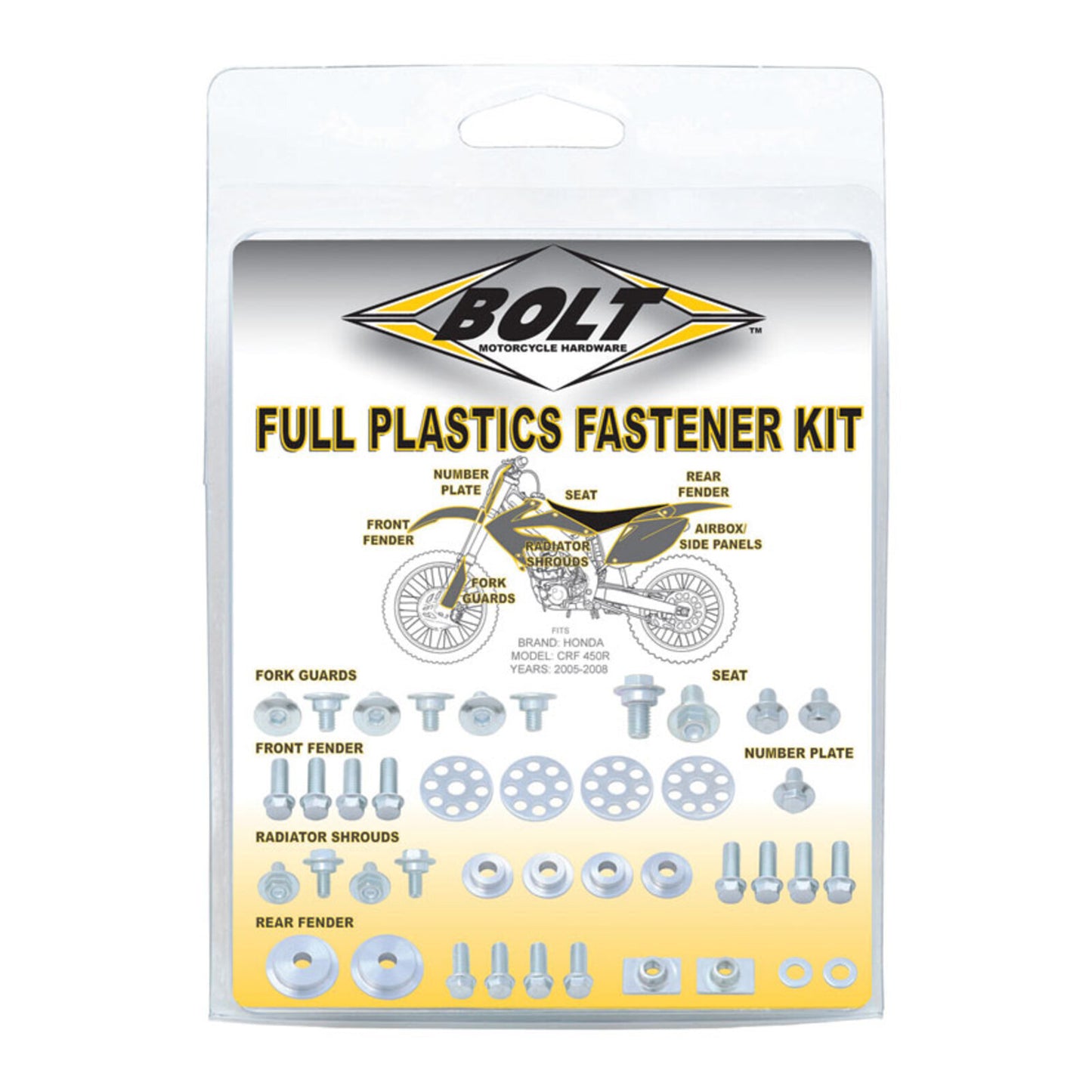 Bolt Plastics Fastener Kit Suzuki RMZ250 10-14 / 450 '08-'14