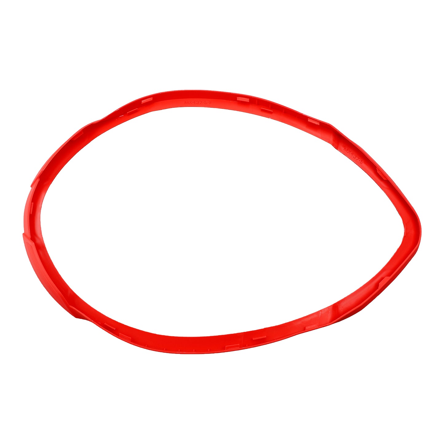 LS2 MX437 Fast Evo Bezel Down - Red (XL-3XL)