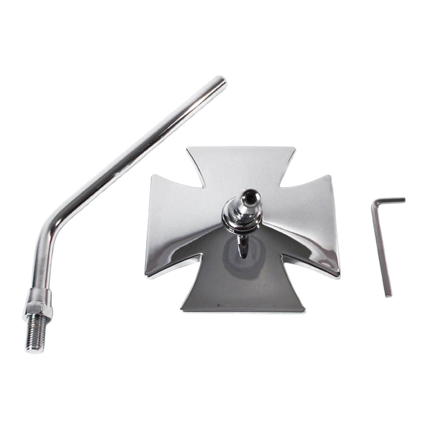Whites Mirror - Maltese Cross 10mm Fitting