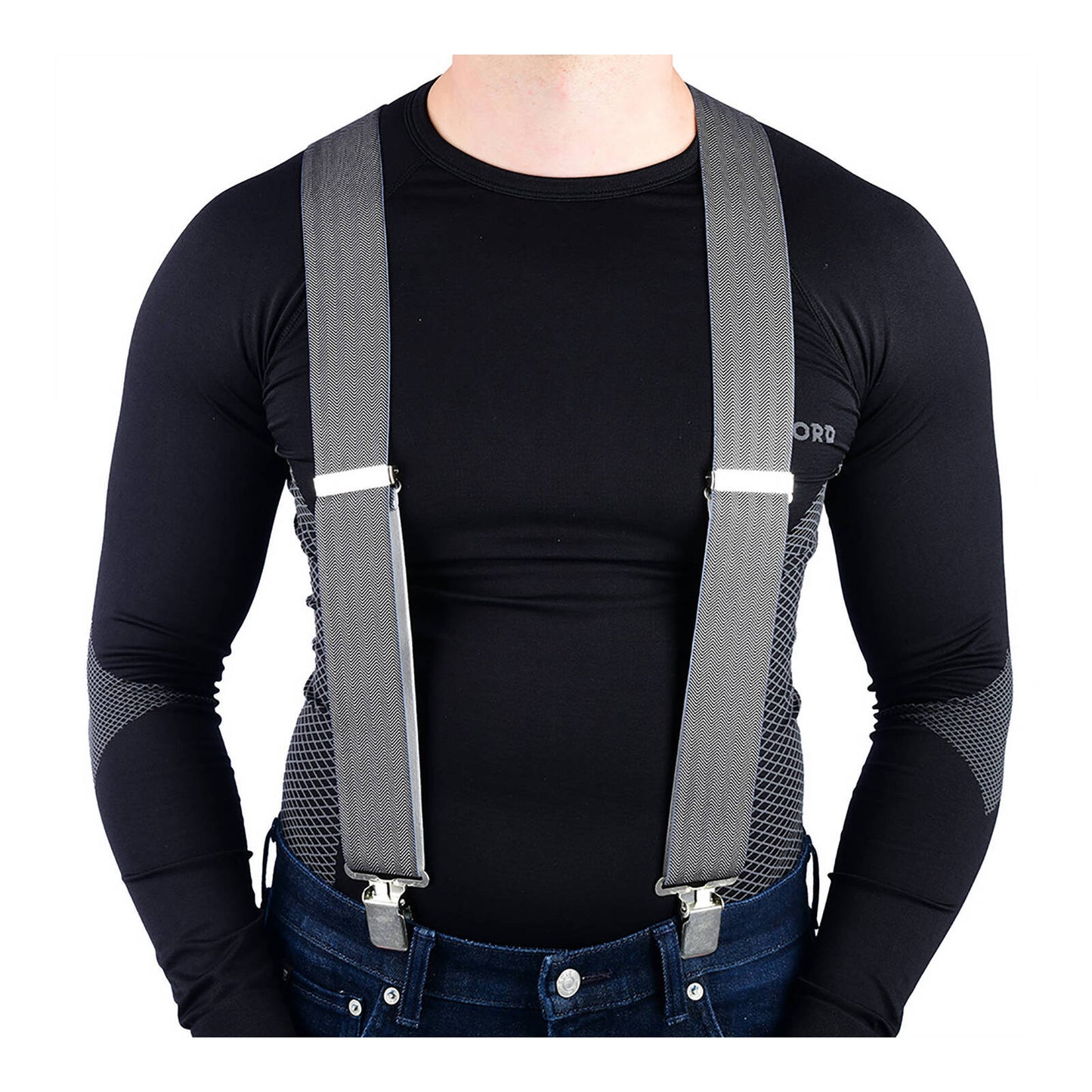 Oxford Riggers Braces - Herringbone