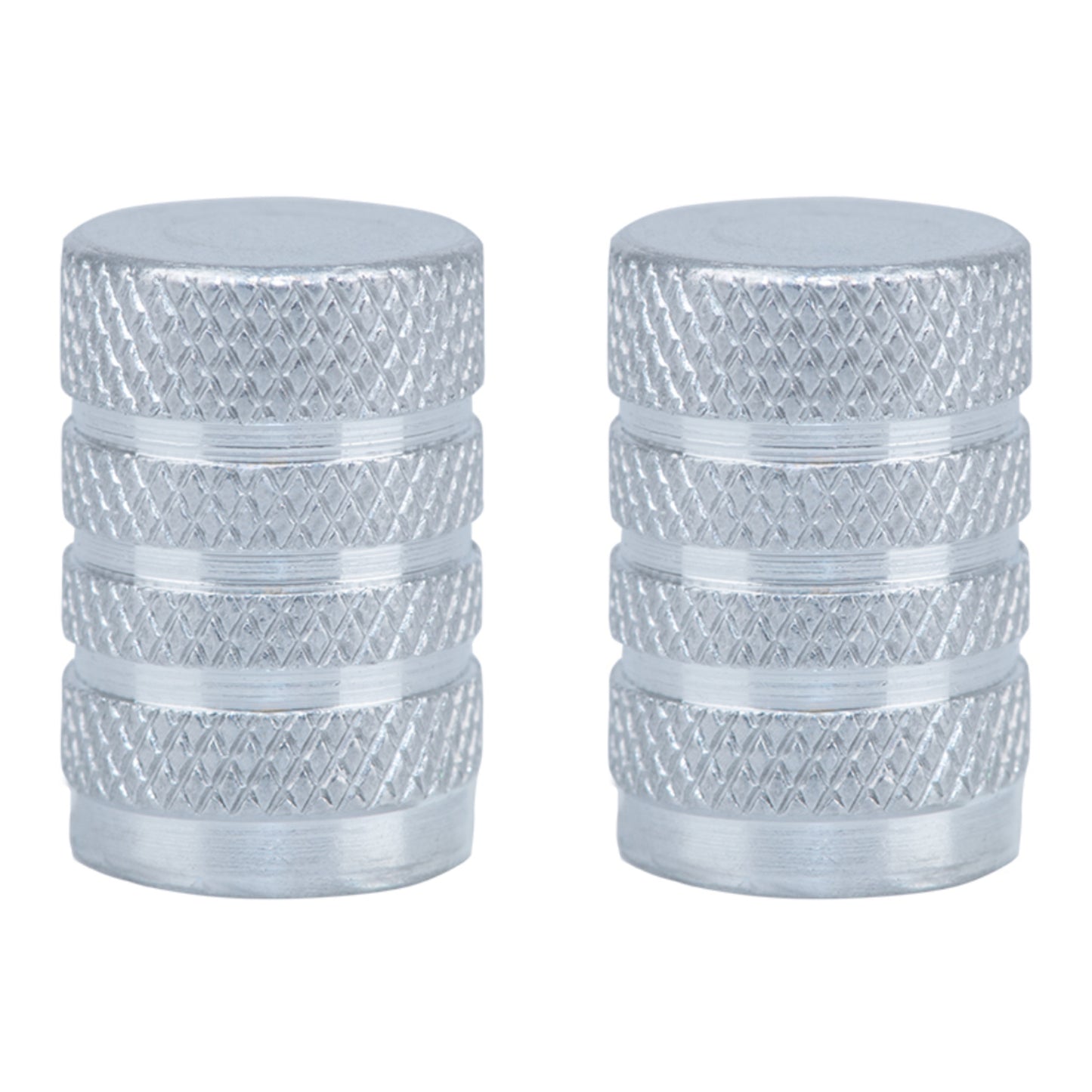 Oxford Gripper Valve Caps - Silver