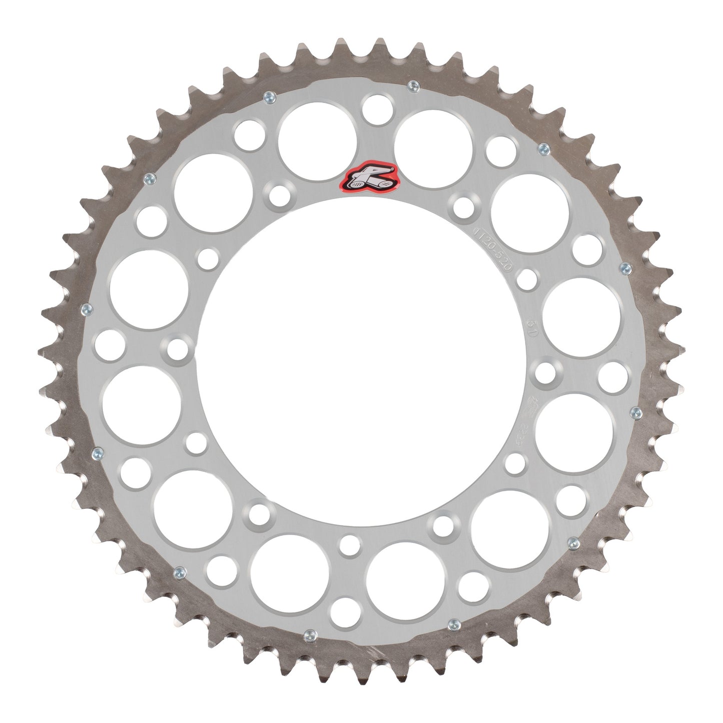 Renthal Sprocket Twinring sliver 51T Bi-Metal Grooved Packaged