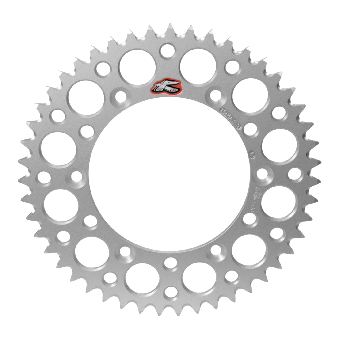 Renthal Sprocket Rear Silver 41T Alloy 7075 T6 Grooved Kawasaki