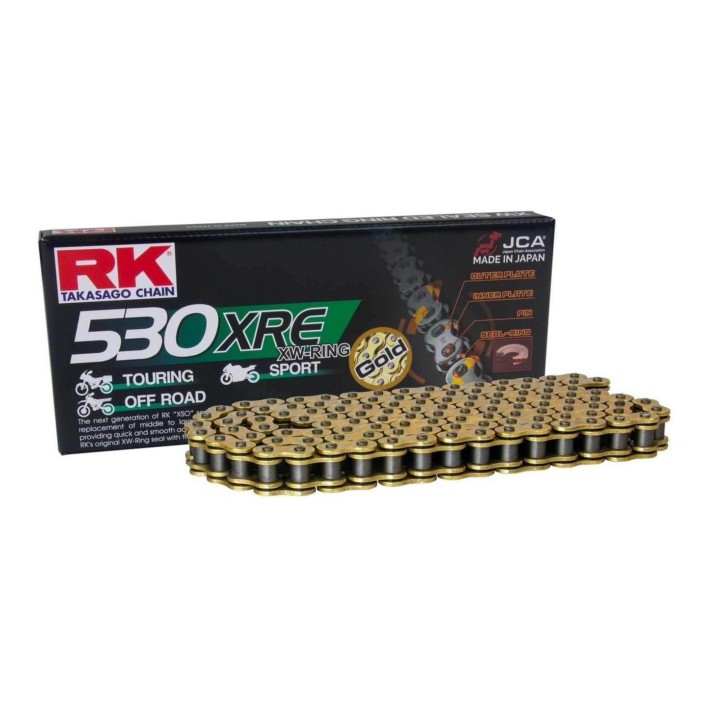 Sprocket Kit Yamaha YZF-R1 '98-'03 Gold (economy) - GB530XRE 16/43