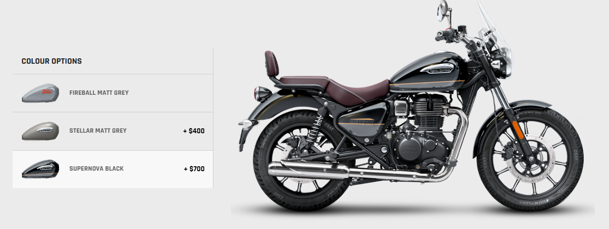 Royal Enfield Meteor 350 Stellar Red