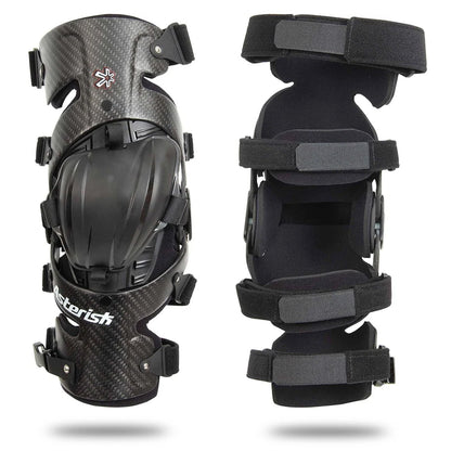 Asterisk Carbon Cell 1.0 Knee Braces - pair