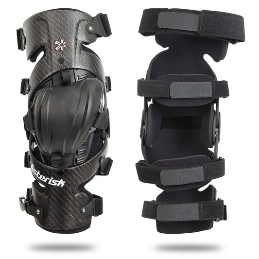 Asterisk Carbon Cell 1.0 Knee Braces - pair