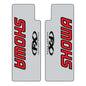 FX02-8515 - FX Clear Upper Fork Graphics Showa Red