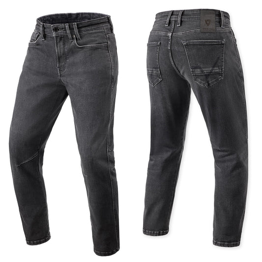 REV'IT! Detroit 3 TF Jeans - Dark Black Stone