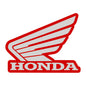 700.0005 Honda Wing LH Tank Sticker 114mm Red_Silver