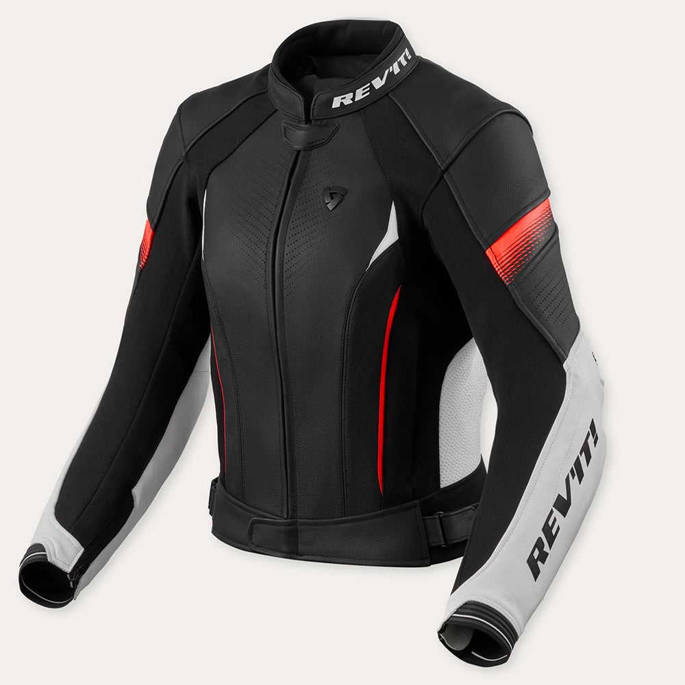Jacket Xena 4 Ladies - White-Neon Red