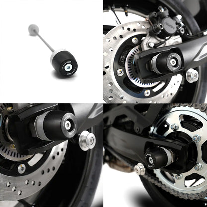 Swingarm Protectors APEX for Yamaha YZF-R9 25- / MT-09 (SP) 21- / Tracer 9 (GT) 21- Black R&G