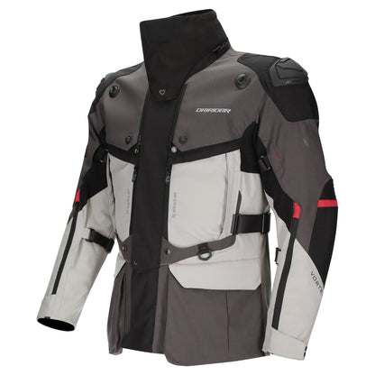 DriRider Vortex ADV 3 Jacket - GryLtGryBlk necktube