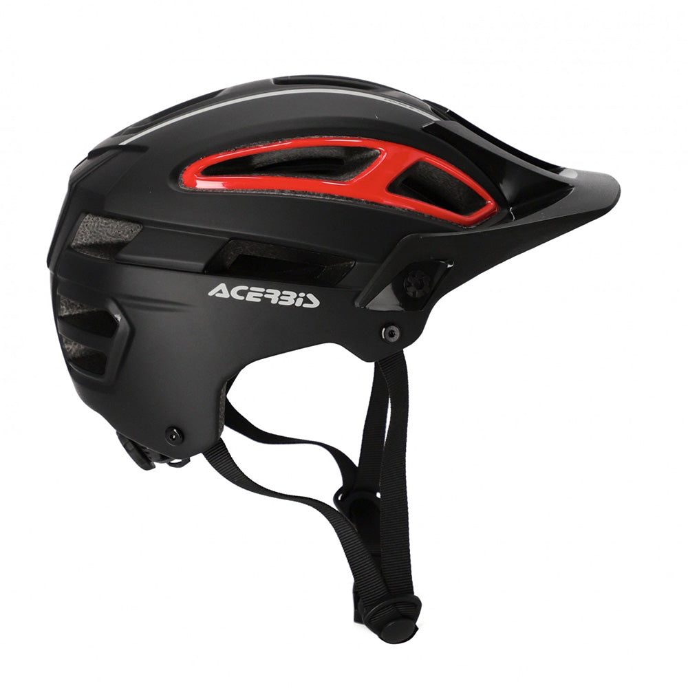 ACERBIS DoubleP MTB Helmet-Black Red