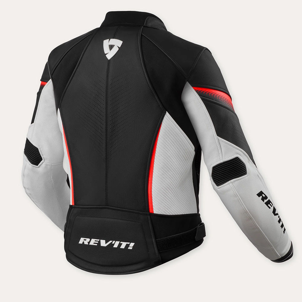 Jacket Xena 4 Ladies - White-Neon Red