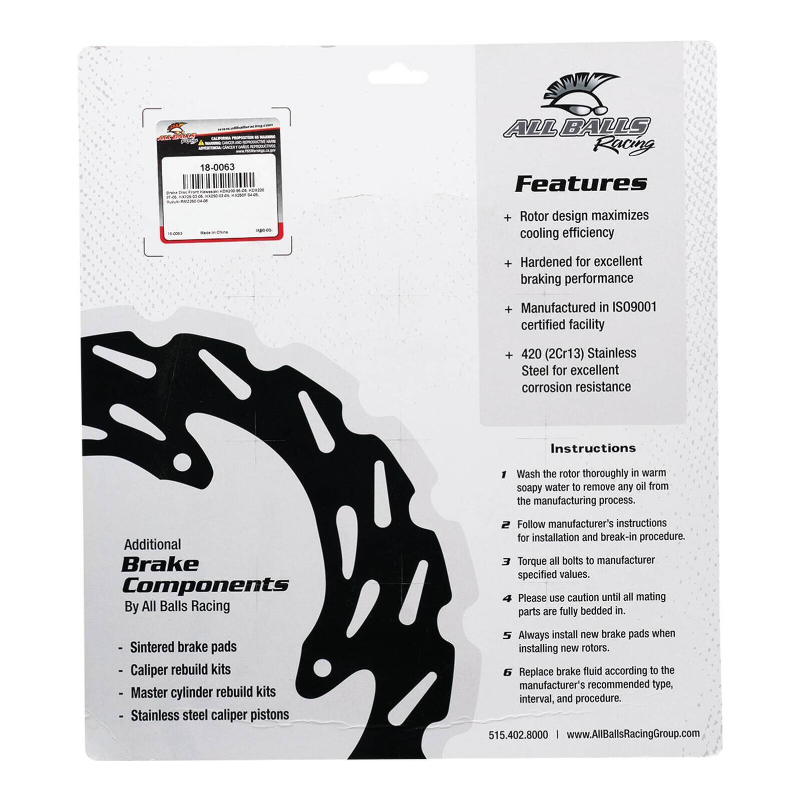 Brake Disc 18-0063