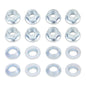 LUG LOCKS SILVER (Pkt of 8) 10mm
