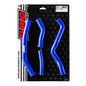 DRC Silicone Radiator Hose Kit - Yamaha YZ250FX / WR250F (2015–2019) - Blue
