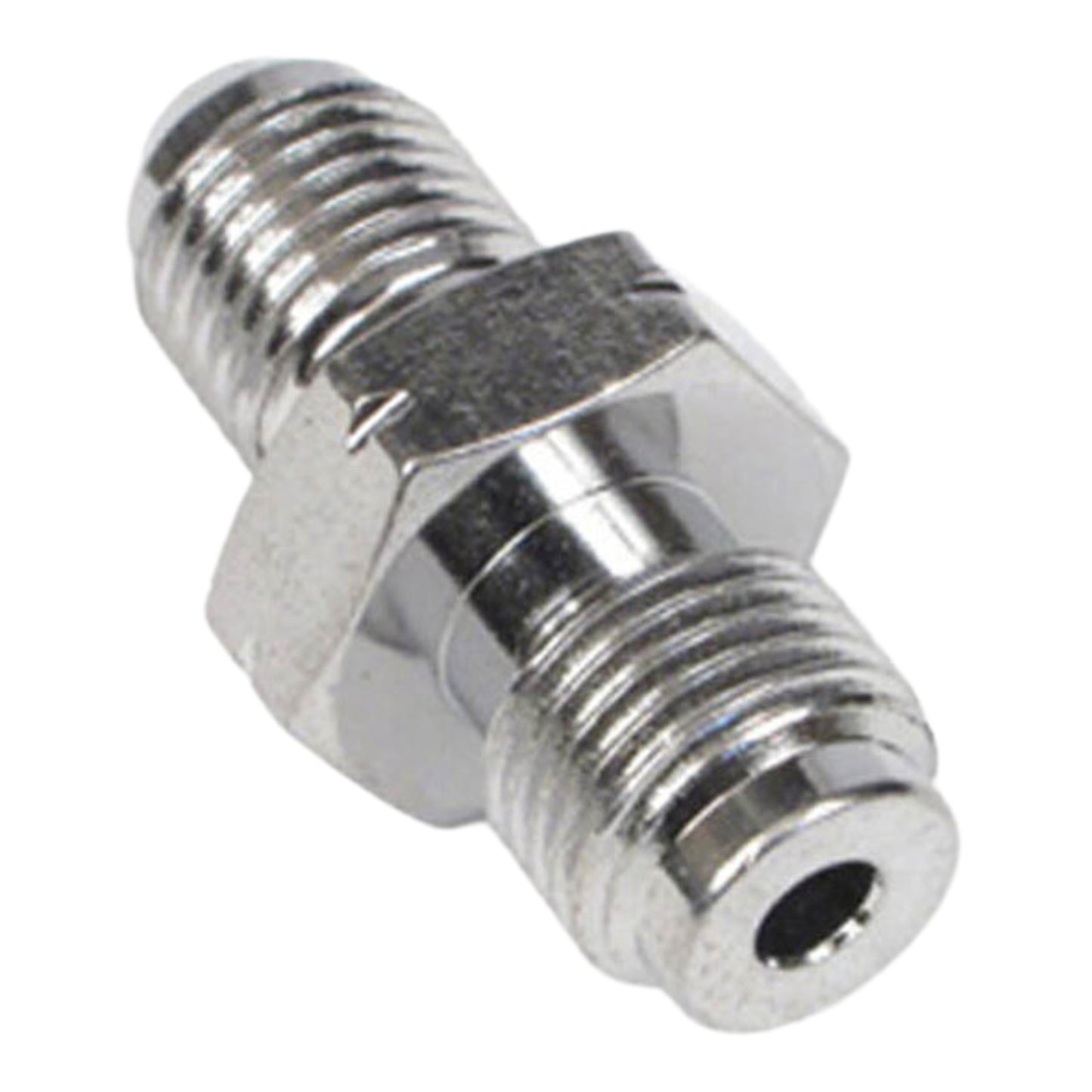Whites Brake - Male Adaptor 3/8-24TPI-10mmx1.0 Chrome Steel