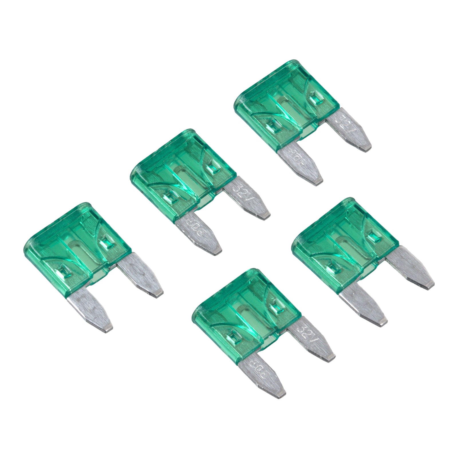Fuse 30A Mini Blade - Green (Packet of 5)