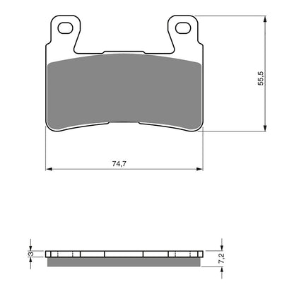GOLDfren Brake Pads - K5 Off-Road Racing