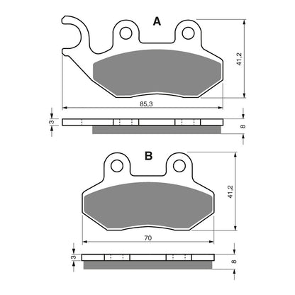 GOLDfren Brake Pads - S3 Sintered Sports
