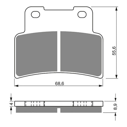 GOLDfren Brake Pads - S3 Sintered Sports
