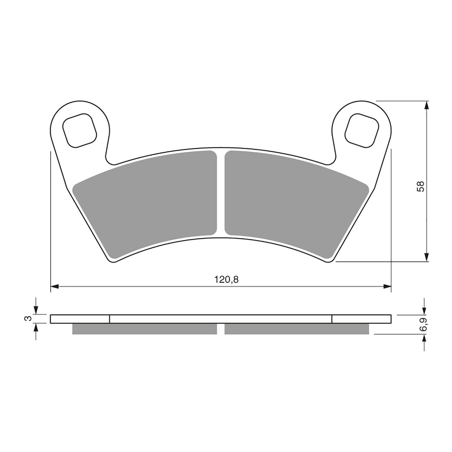 GOLDfren Brake Pads - K5 Off-Road Racing