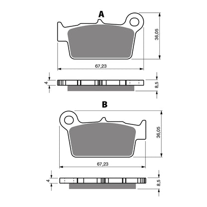 Brake Pads Goldfren GF346 - K5