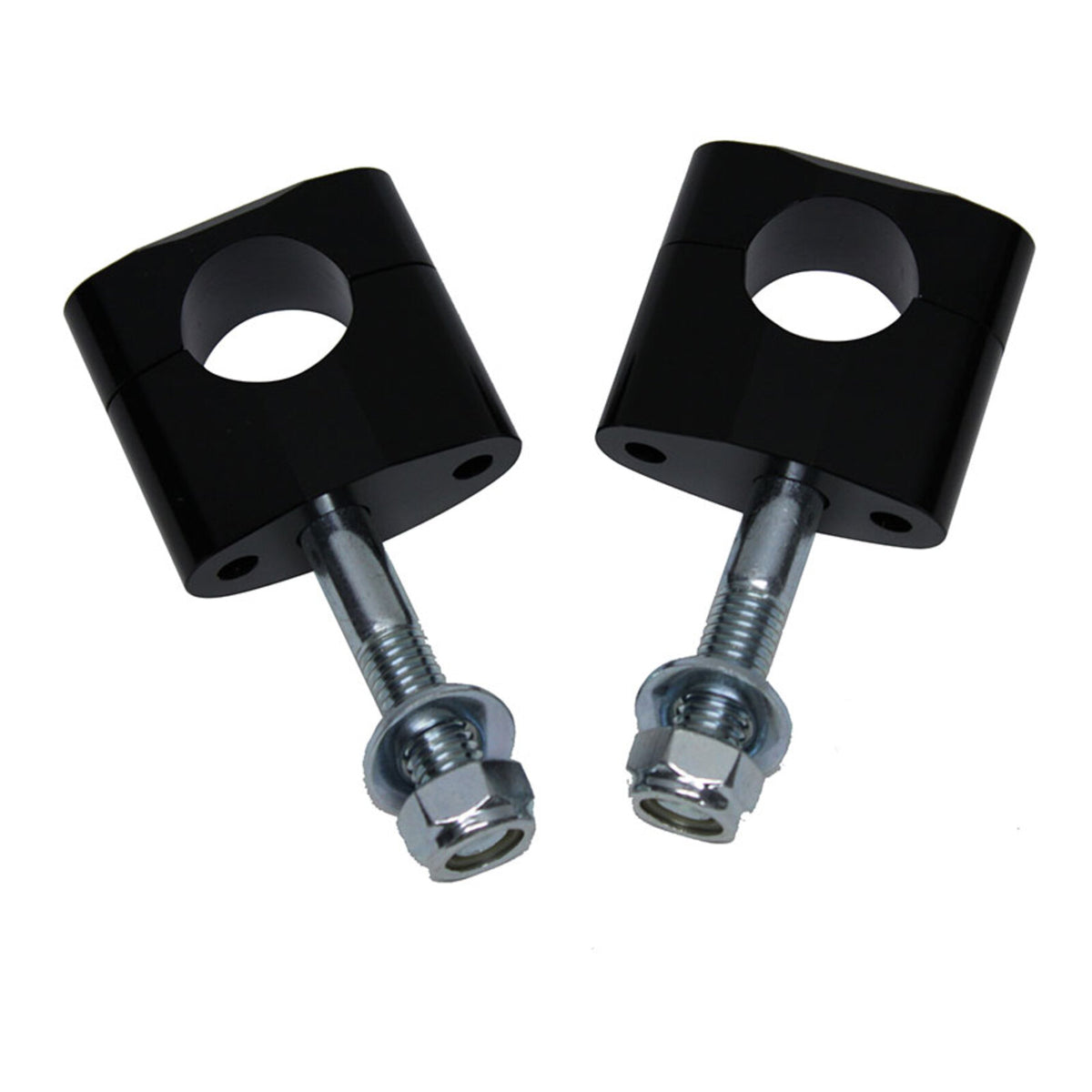 Whites Handlebar Mount 1-1/8 Taper Flat Black 12mm Bolt