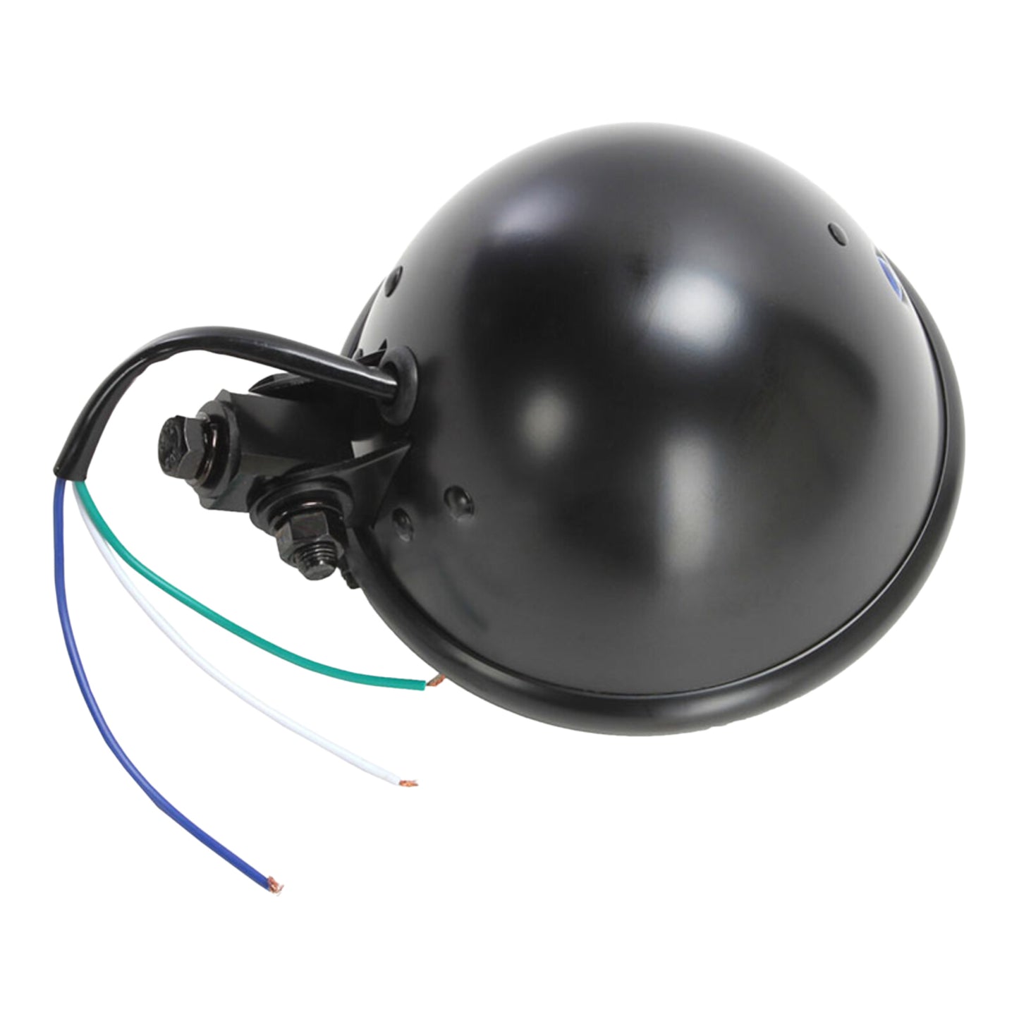 WHITES HEADLIGHT BATES 5 3/4 BTM MNT H4 60/55w BLK