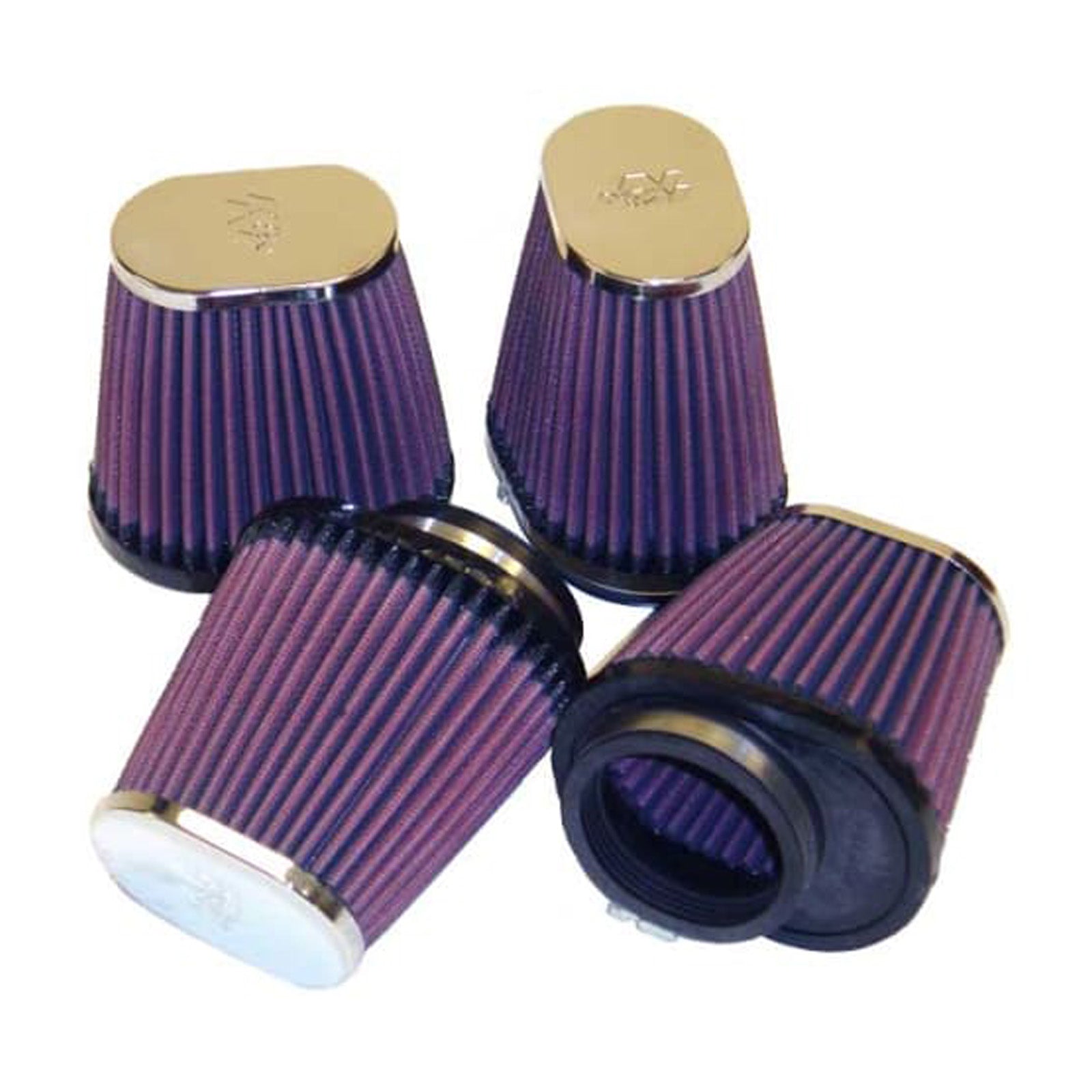 K&N Universal Air Filter F54mm x DB102/76mm DT76/51mm x H102mm (4-Pack)