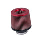 K&N Universal RevCone Air Filter F76mm x DT152/133mm x H127mm, Silver