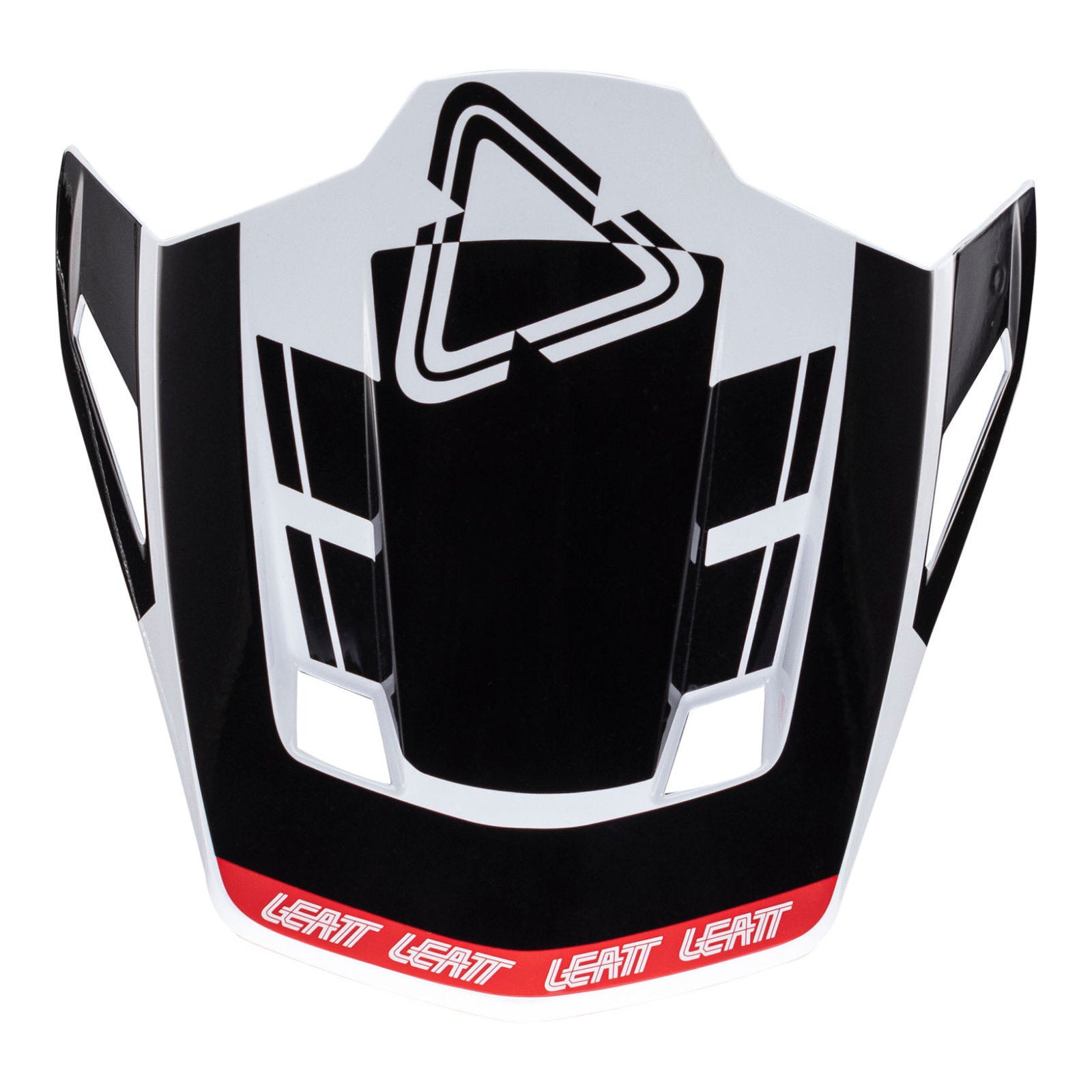 Leatt 7.5 Helmet Peak - Black / White