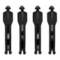 Leatt Strap Kit Adv 7.5 - Black 4-Pcs
