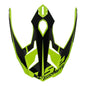 LS2 MX701 Alter Helmet Peak - Matte Black Hi-Vis Yellow
