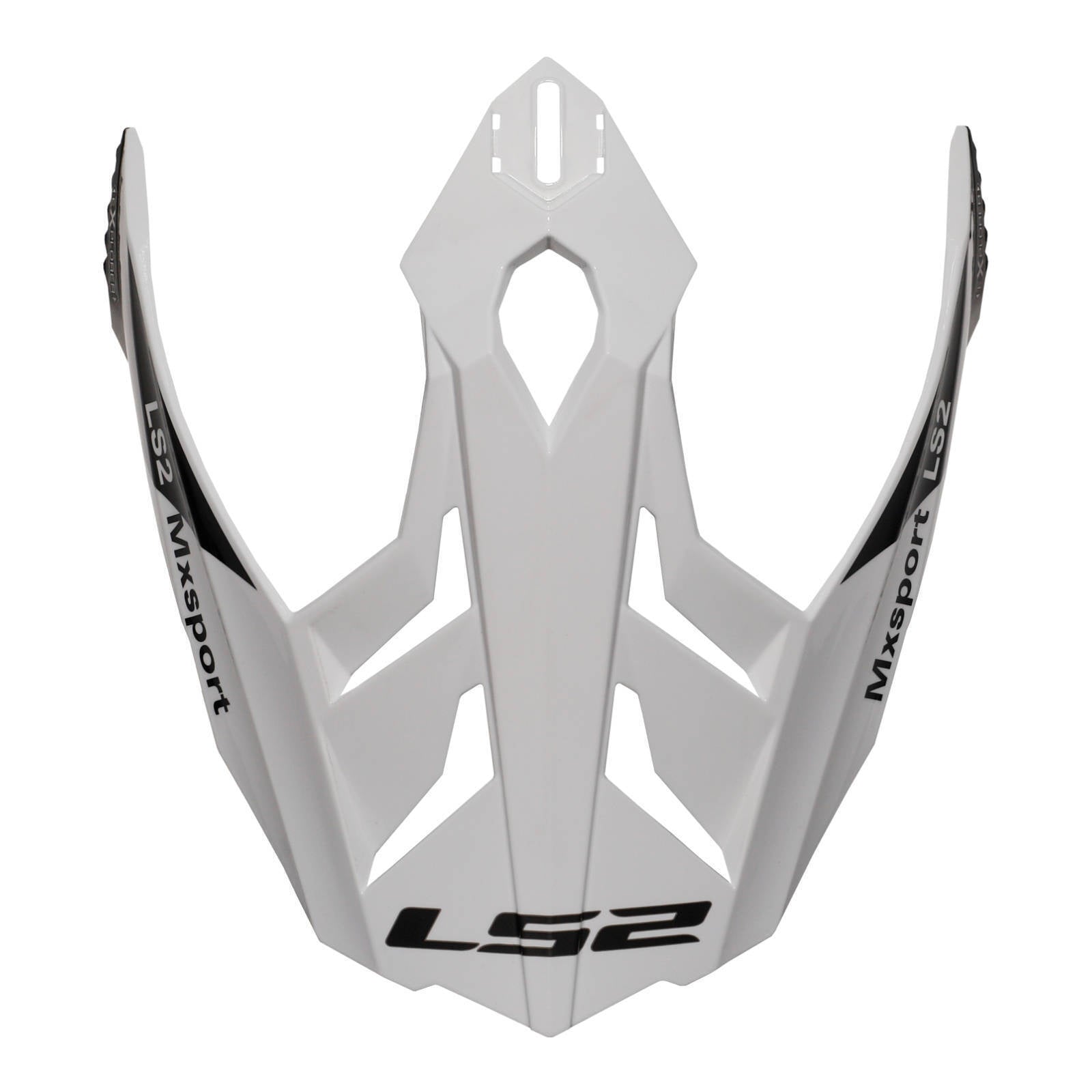 LS2 MX701 Frontier Helmet Peak - Gloss Black / Blue