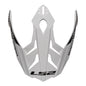 LS2 MX701 Frontier Helmet Peak - Gloss Black / Blue