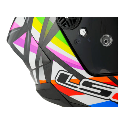 LS2 FF805 Thunder GP Aero Flash Helmet - Black