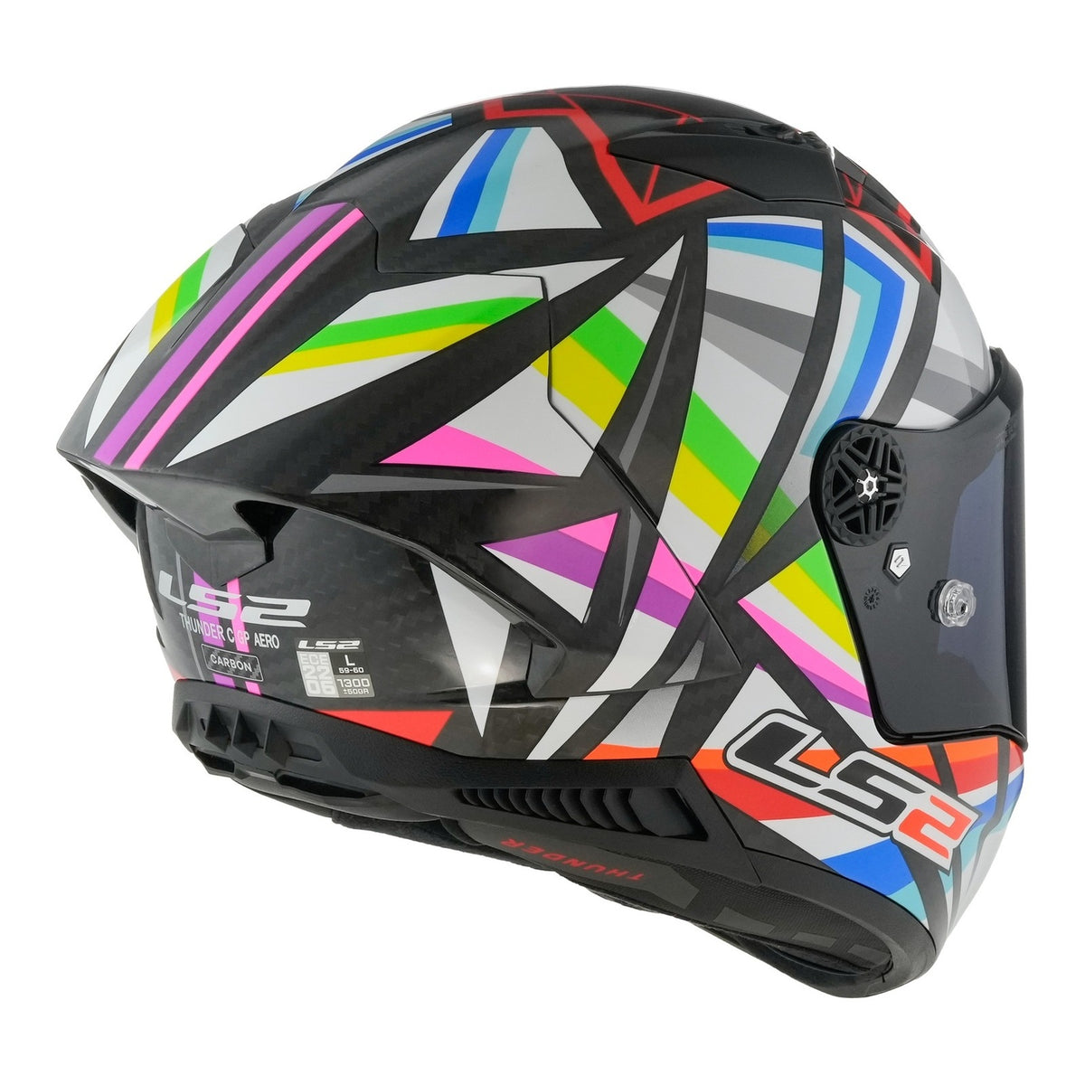 LS2 FF805 Thunder GP Aero Flash Helmet - Black