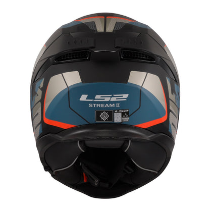 LS2 FF808 Stream II Road - Matte Black / Blue