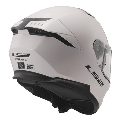 LS2 FF808 Stream II Helmets - White 06