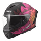 LS2 FF820 Rapid III Poppies Helmet - Black / Pink