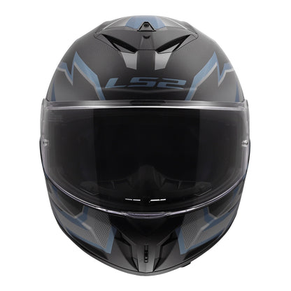 LS2 FF820 Rapid III Xtrem Helmet - Black / Blue Petrol