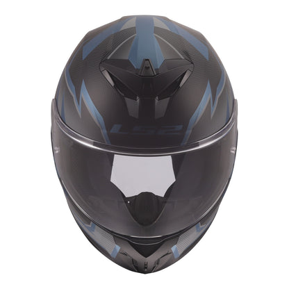 LS2 FF820 Rapid III Xtrem Helmet - Black / Blue Petrol