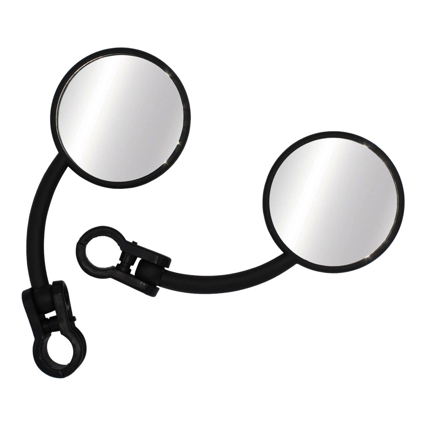 Whites Mirror Pair Universal Folding Enduro 7/8 Black