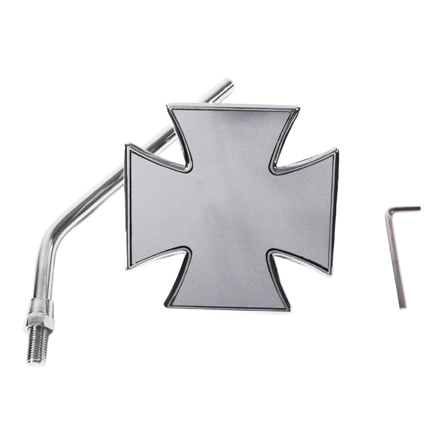 Whites Mirror - Maltese Cross 10mm Fitting