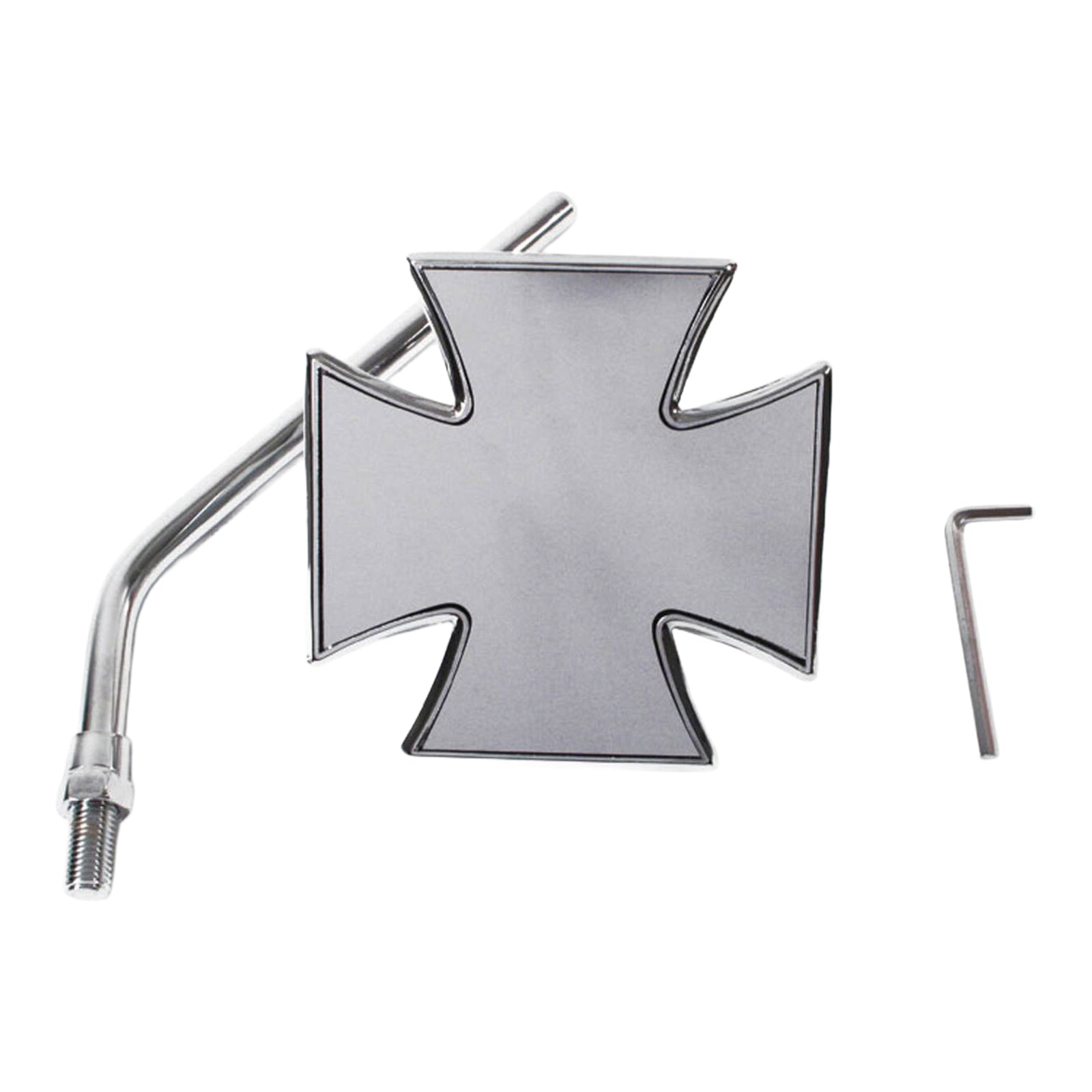 Whites Mirror - Maltese Cross 10mm Fitting